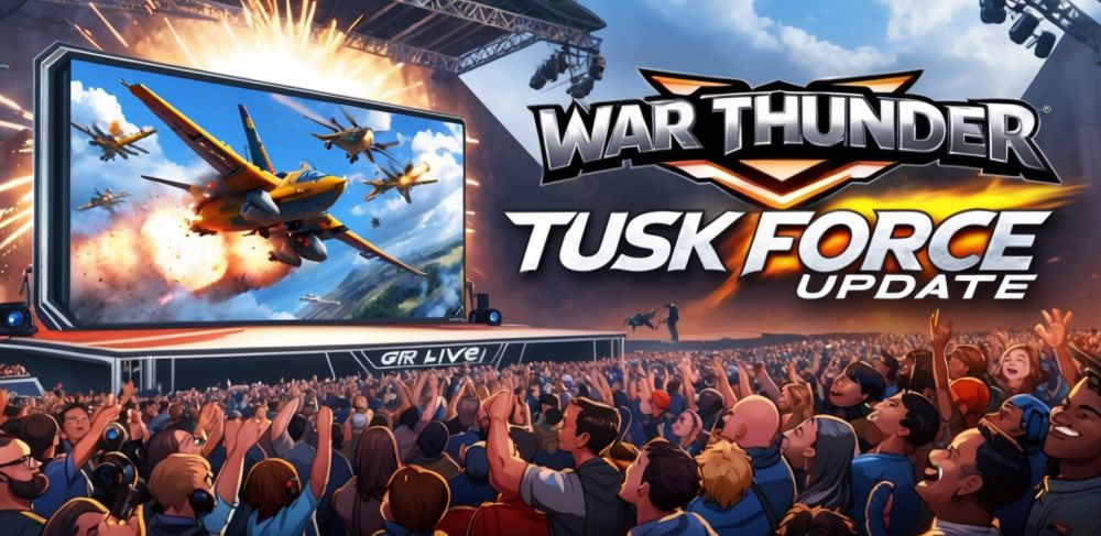 War Thunder’s Tusk Force Update Ignites GR Live Spectacle