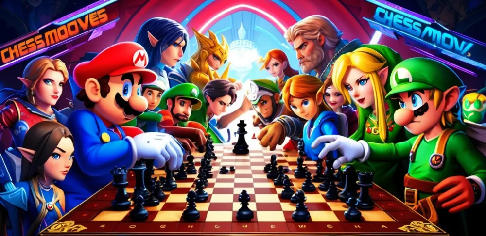 Gaming Legends on the Chessboard: A Fusion of Strategy and Iconic Worlds