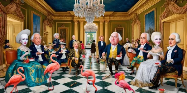 High Society Hijinks: A Satirical Spin on Aristocratic Life