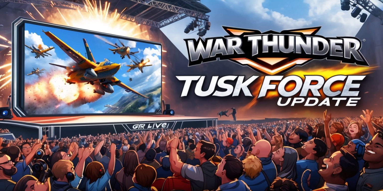War Thunder’s Tusk Force Update Ignites GR Live Spectacle